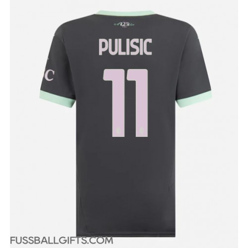 AC Milan Christian Pulisic #11 Fußballbekleidung 3rd trikot Damen 2024-25 Kurzarm